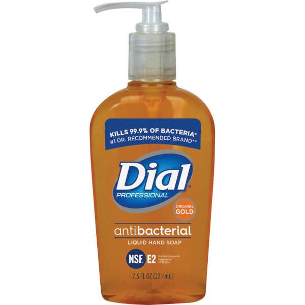 Dial Gold Liquid Hand Soap 7.5 oz. Antimicrobial E2