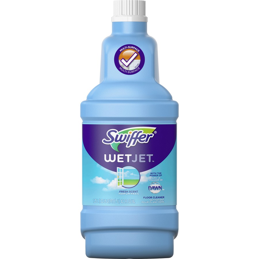 Swiffer WetJet Floor Cleaner Refill 42.2 oz Fresh Scent w/ Dawn