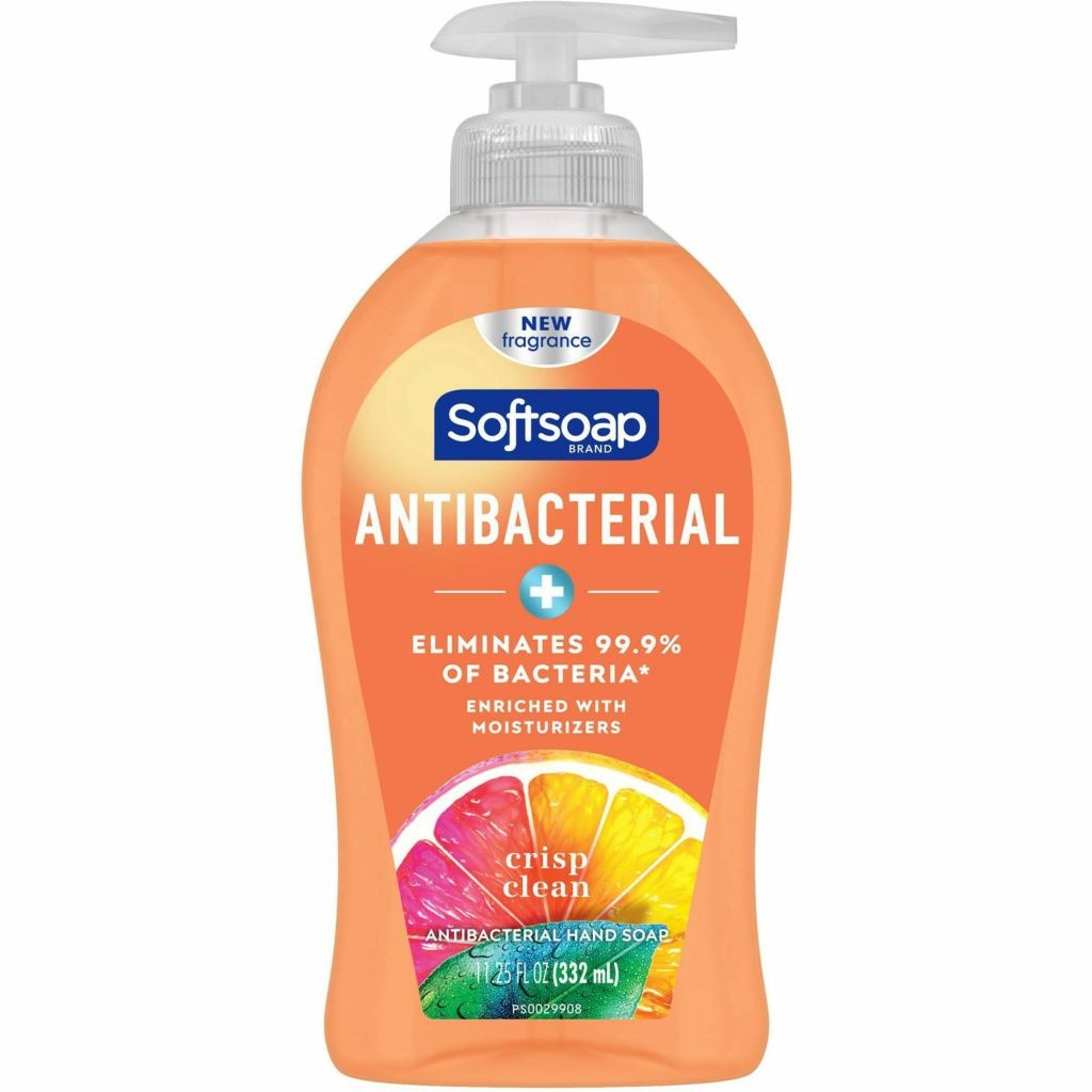 Softsoap Liquid Hand Soap Base Pump Antibacterial Crisp Clean 11.25 oz
