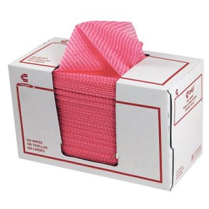 Box of 200 CHIX Wet Wipes 1-3 days 14x21" Pink
