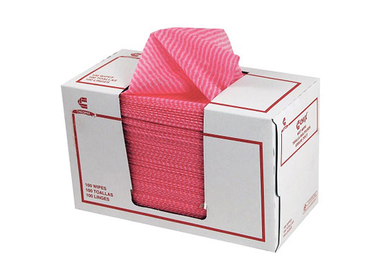 Box of 200 CHIX Wet Wipes 1-3 days 14x21" Pink