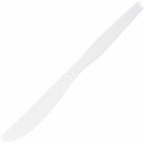 Box of 1000 Genuine Joe Heavyweight White Disposable Knives