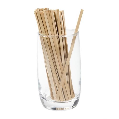 Pack of 1000 AmerCareRoyal Wooden Coffee Stirrers 5.5"