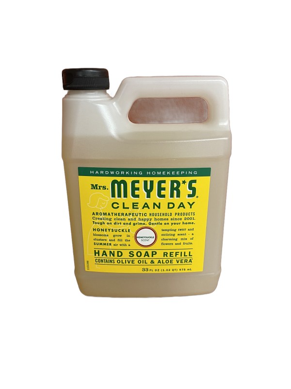 Mrs. Meyer's Clean Day 353158 33 oz. Honeysuckle Scented Hand Soap Refill