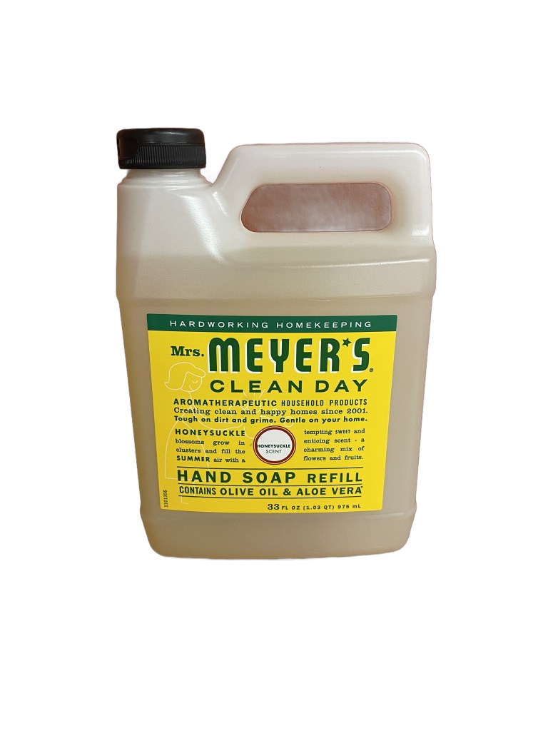 Mrs. Meyer's Clean Day 353158 33 oz. Honeysuckle Scented Hand Soap Refill