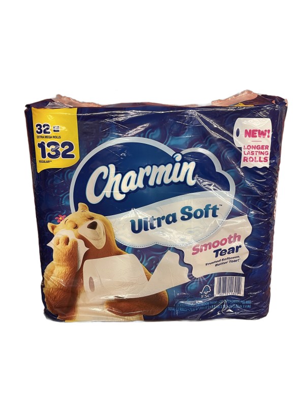 Pack of 32 Charmin Ultra Soft Toilet Paper Extra Mega Rolls