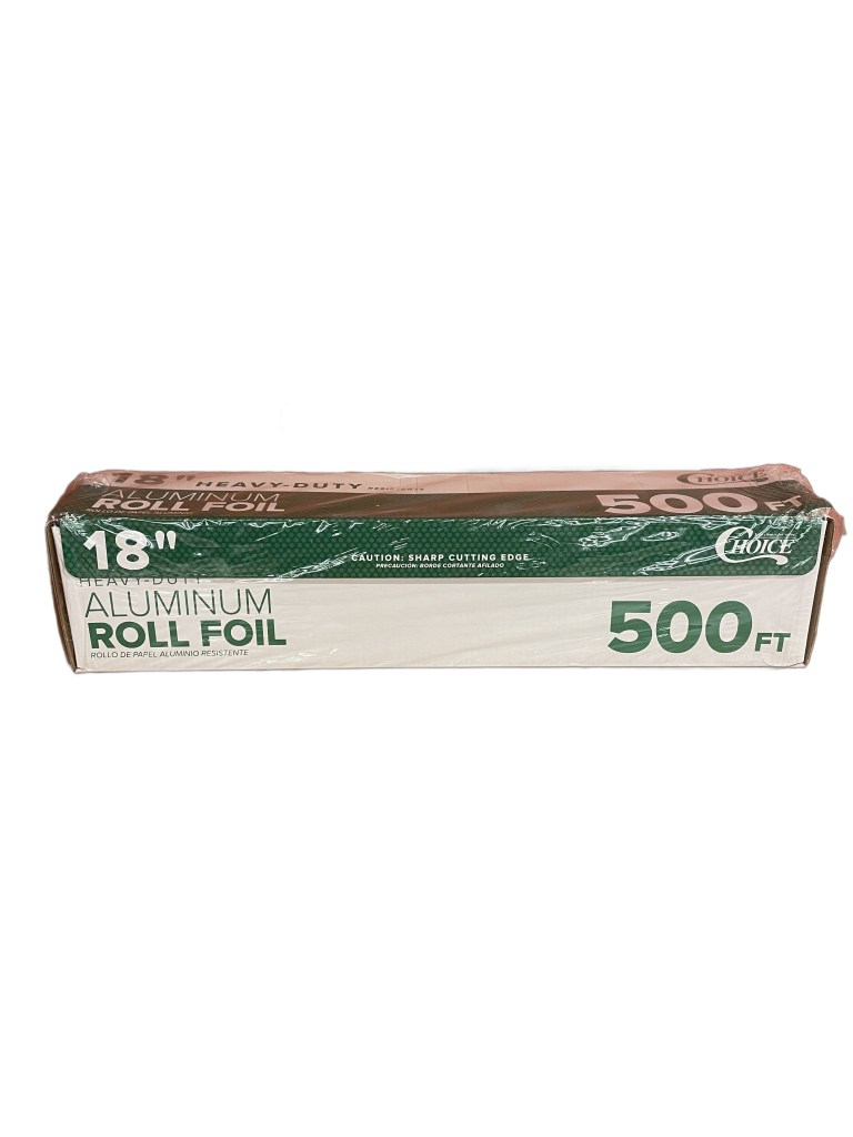 Choice 18" x 500' Food Service Heavy-Duty 80 Gauge Aluminum Foil Roll