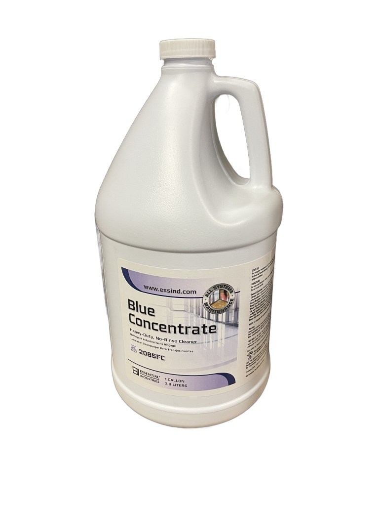 Essential Industries Blue Concentrate Heavy Duty Cleaner, 1 Gallon, Citrus