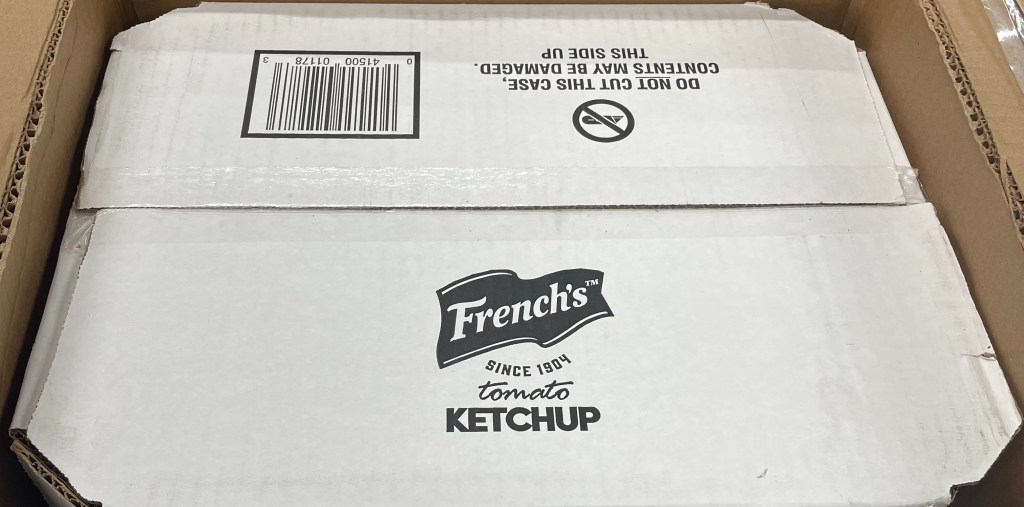 Case of 1000 French's 9 Gram Tomato Ketchup Packets