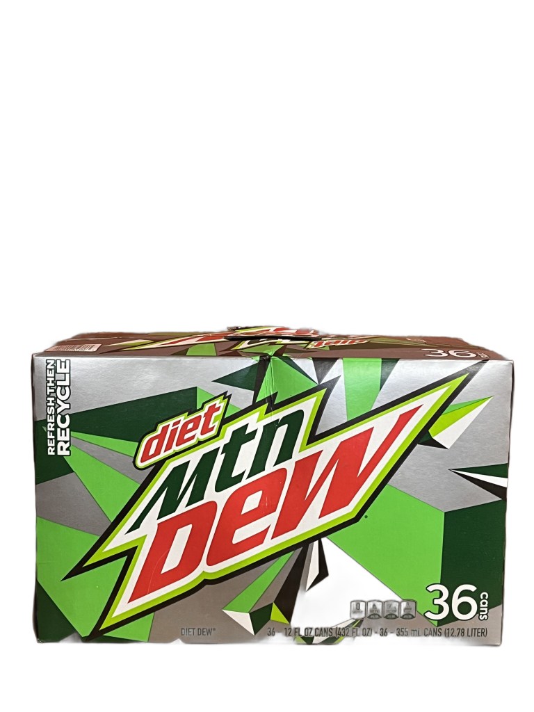 Case of 36 Diet Mountain Dew 12oz Cans