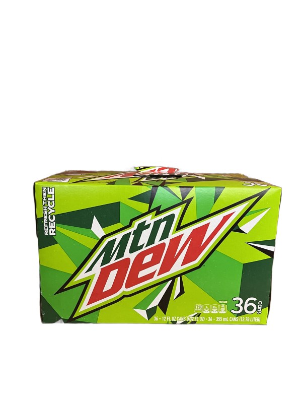 Case of 36 Mountain Dew 12oz Cans