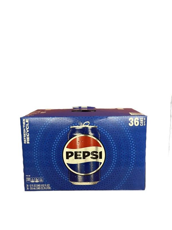 Case of 36 Pepsi Cola 12oz Cans