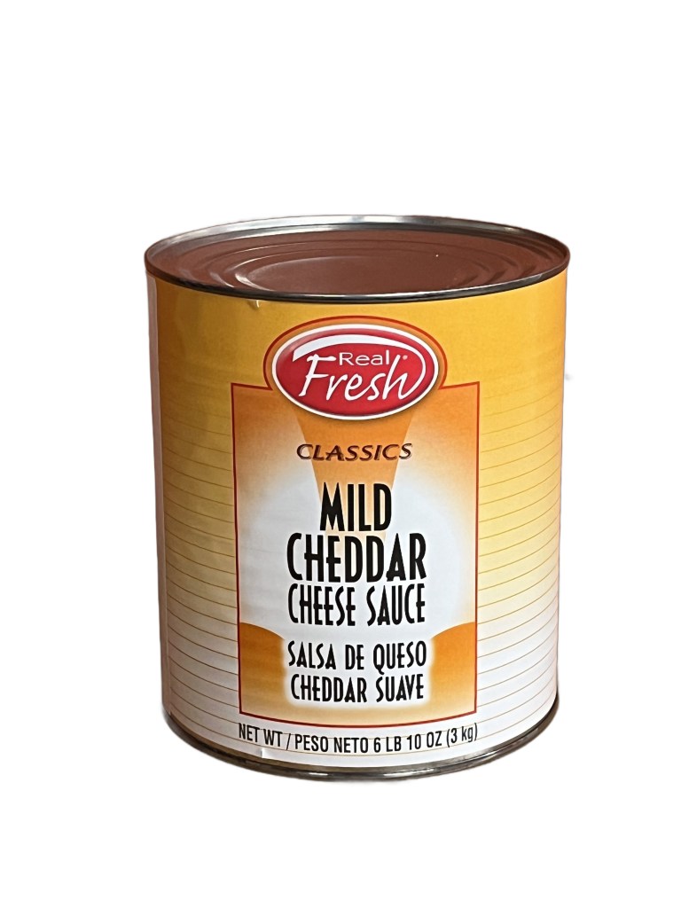 Real Fresh Mild Cheddar Nacho Cheese Sauce #10 Can