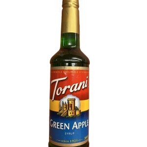 Torani Green Apple Flavoring Syrup 750 mL Plastic Bottle