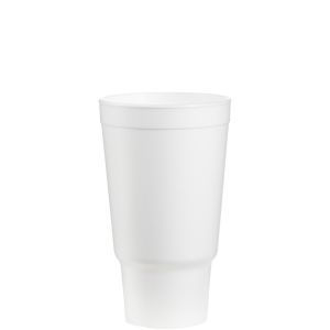 Sleeve of 16 Dart 32AJ20 Large Foam Cups 32 oz