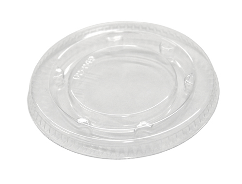 Case of 2500 PET Plastic Lids for 3.25 to 5.5 oz. Souffle Cup / Portion Cup