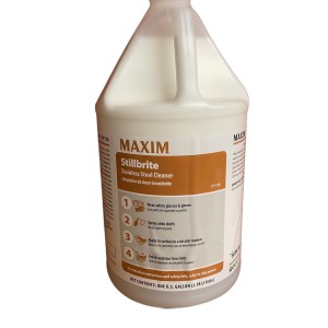 Maxim Stillbrite Steel Cleaner 1 Gallon, Banana Scent, SP736