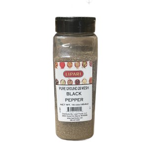 Lipari Spice 16oz Fine Ground Black Pepper