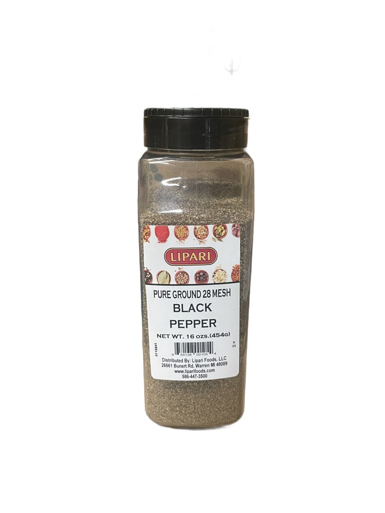 Lipari Spice 16oz Fine Ground Black Pepper