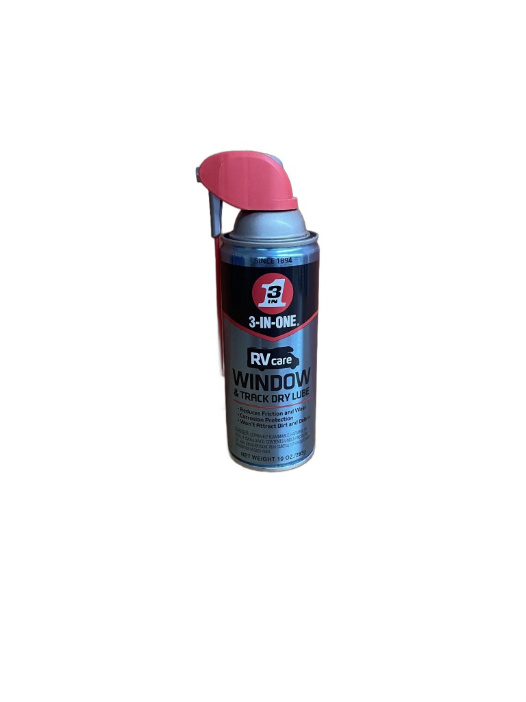 3-IN-ONE RVcare Window & Track Dry Lube with SMART STRAW, 10 OZ