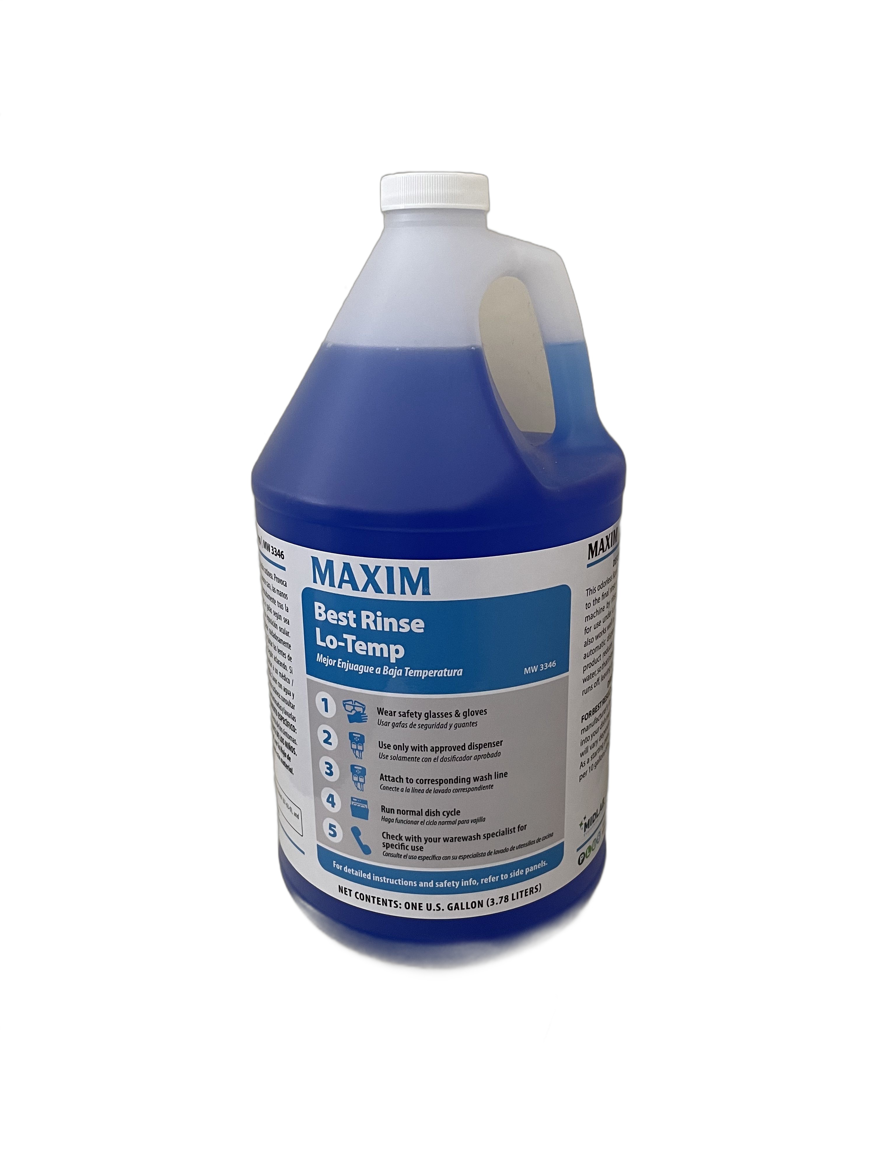 Maxim Best Rinse Lo-Temp Additive 1 Gallon, No Scent, MW3346