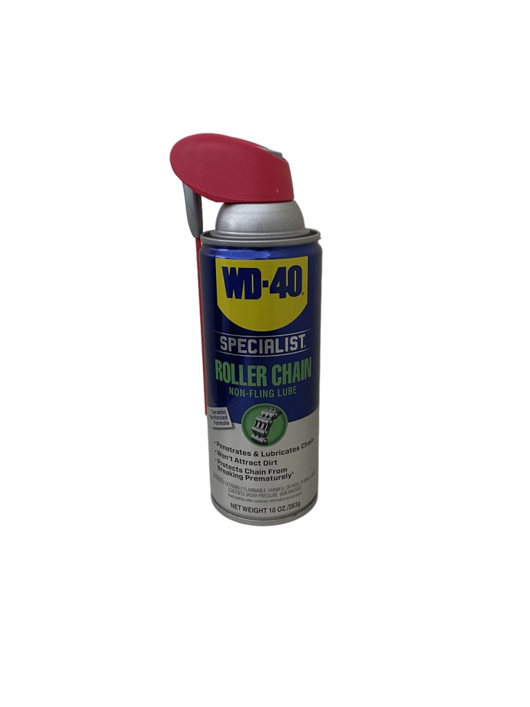 WD-40 300493 Specialist 10 oz. Non-Fling Roller Chain Spray Lubricant with Smart Straw