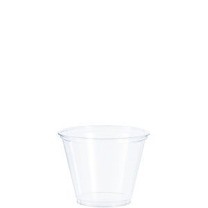 Pack of 50 9 oz. Plastic Squat Cold Cups