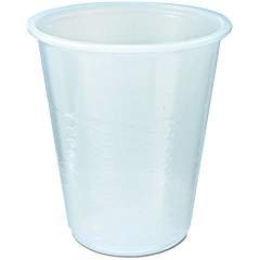 Sleeve of 100 Fabri-Kal 3oz. RK Translucent Cups Polystyrene