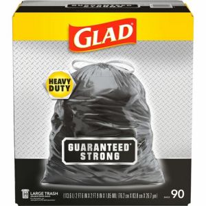 Glad Drawstring Trash Bags 30 Gallon 1.05mil 90 Count