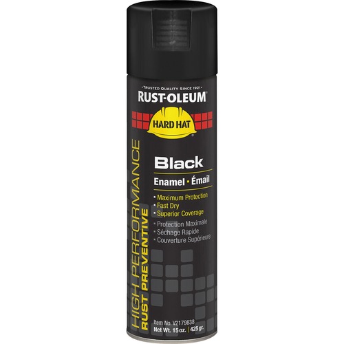 Rust-Oleum 15oz High Performance Enamel Black Spray Paint