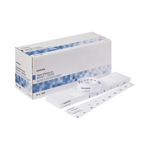Box of 1000 Measurement Tapes McKesson 36 Inch Paper Disposable English / Metric