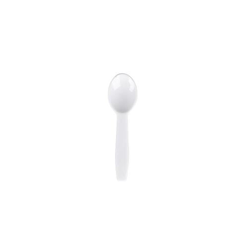 Case of 3000 Prime Source® LDPE Taster Spoons, White, 3"