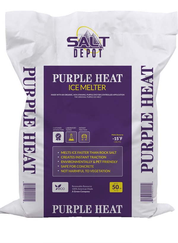 Salt Depot Inc Purple Heat Ice Melter 50 LB Bag