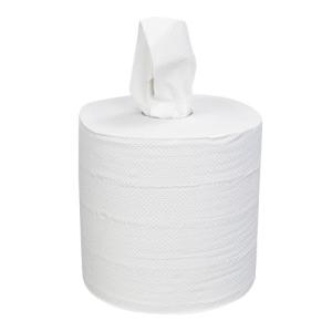 Case of 6 Right Choice™ Paper Center Pull Towel 2-Ply 600-Sheets Rolls, White, 7.3" x 10"
