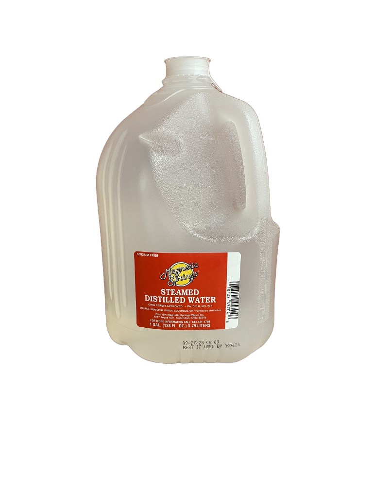 MAGNETIC SPRINGS STEAMED DISTILLED WATER 1-GAL