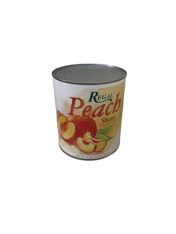 Regal #10 Can Sliced Peaches in Light Syrup