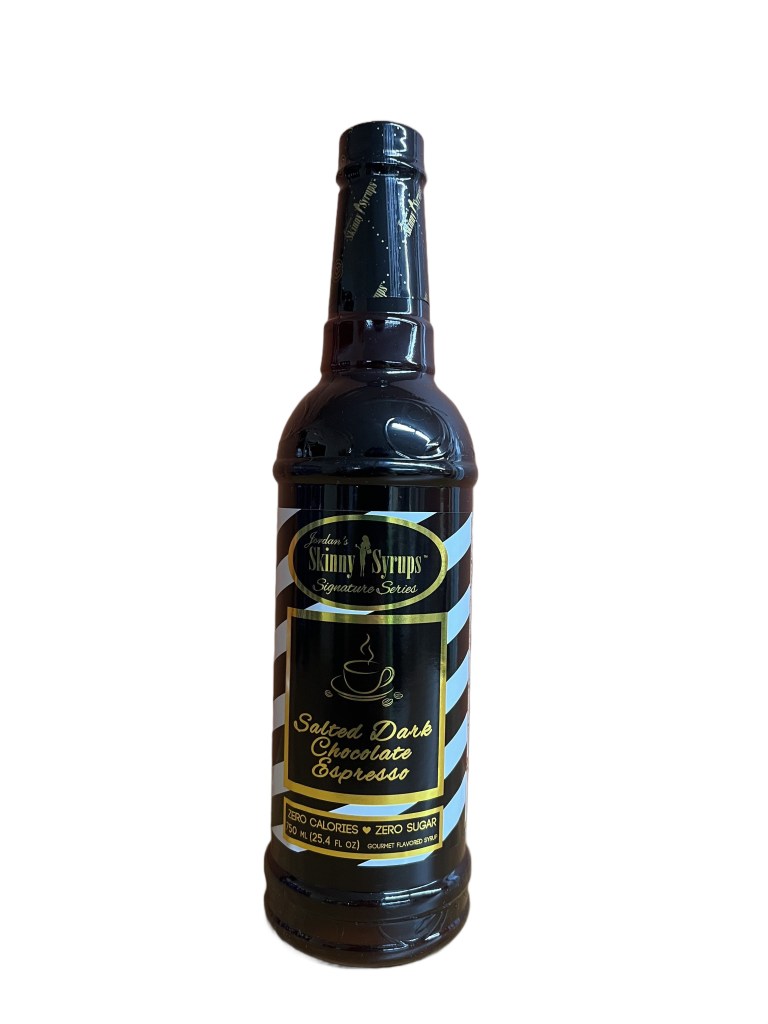 Jordan's Skinny Syrups 750mL Sugar Free Salted Dark Chocolate Espresso Syrup