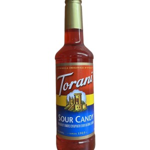 Torani Sour Candy Flavoring Syrup 750 mL Plastic Bottle