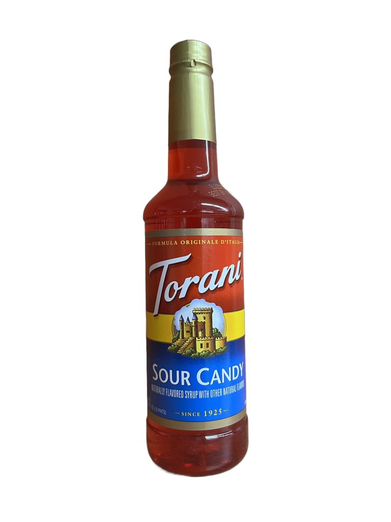 Torani Sour Candy Flavoring Syrup 750 mL Plastic Bottle