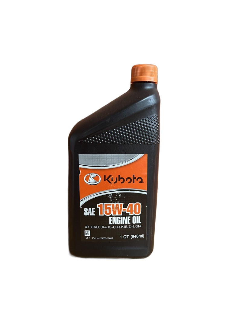 Kubota SAE 15W-40 Engine Oil - 1 Quart