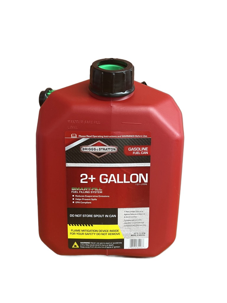 BRIGGS & STRATTON GAS CAN W/FMD - 2 GAL