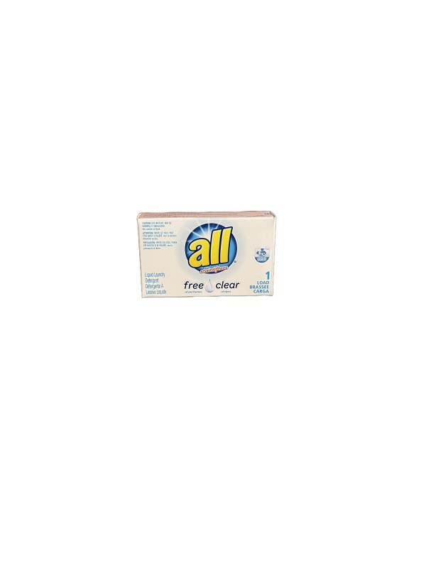 ALL FREE CLEAR LIQUID LAUNDRY DETERGENT - 2 OZ.
