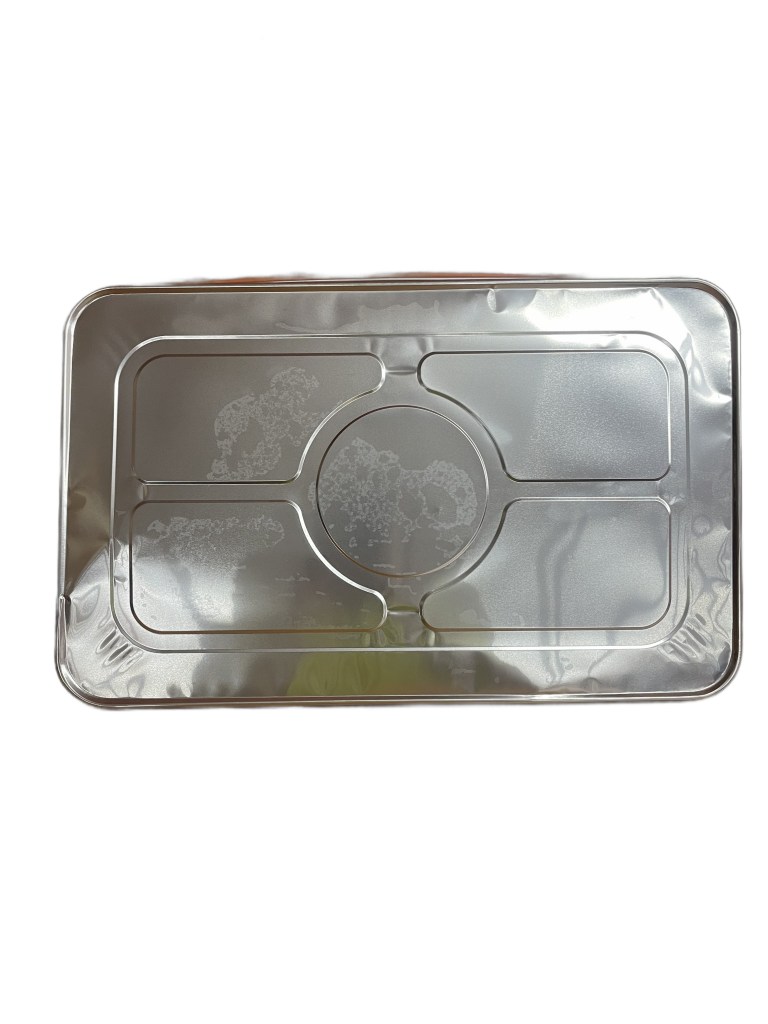 Pack of 10 Choice Foil Steam Table Pan Lids - Full Size