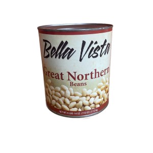 Bella Vista #10 Can Great Northern Beans in Brine