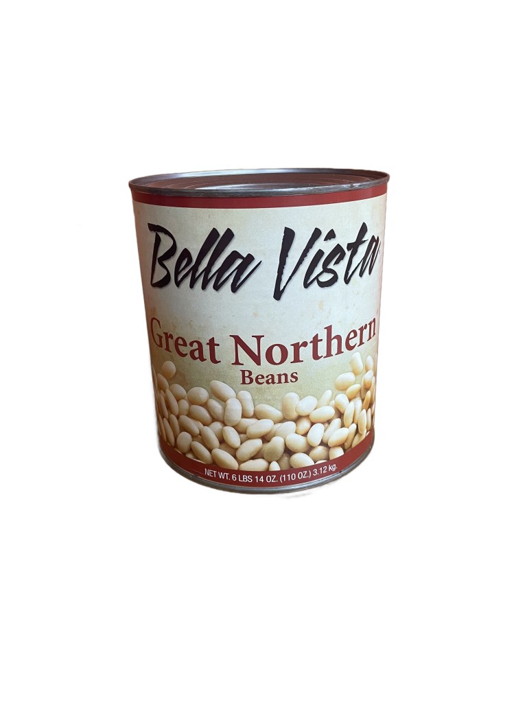Bella Vista #10 Can Great Northern Beans in Brine
