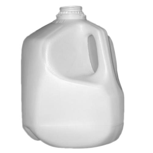 BAG OF 48 DAIRY SQ JUGS HDPE 1-GAL NATURAL