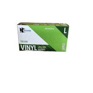 Box of 100 Gryphon 4 Mil Vinyl Powder Free Large Gloves