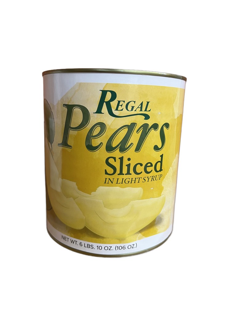 Regal #10 Can Sliced Pears in Light Syrup