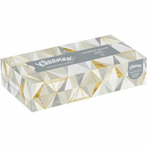 Box of 125 Kleenex Professional Facial Tissues for Business - Flat Box