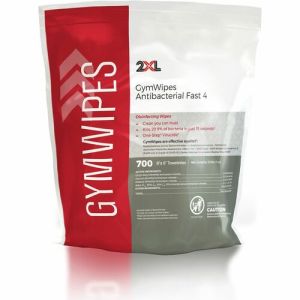 Bag of 700 2XL GymWipes Antibacterial Towelettes Bucket Refill